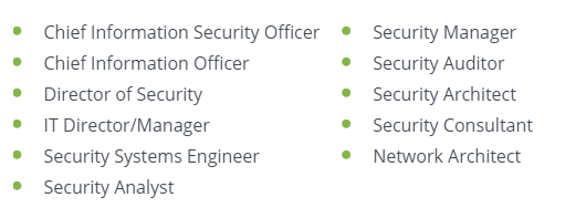 CISSP position