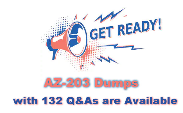 AZ-203 Dumps with 132 Q&As are available