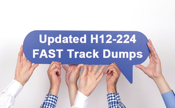 H12-224 Exam Dumps have been Updated in August