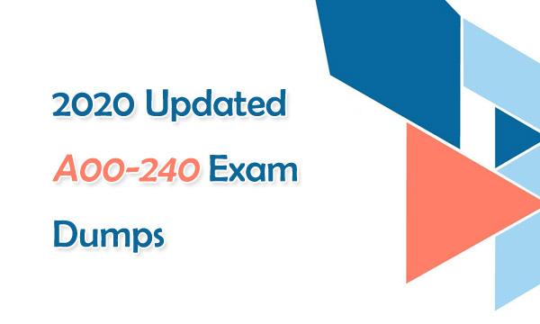 2020 Updated Statistical Business Analyst A00-240 Exam Dumps