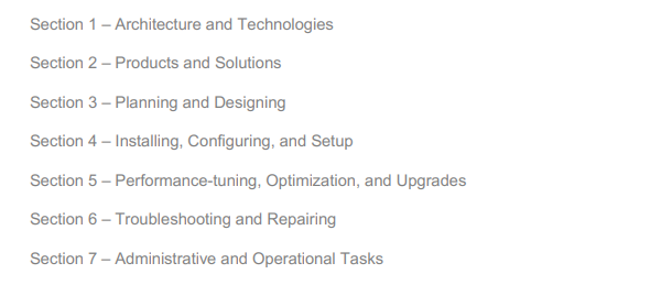 2V0-21.19D VCP-DCV 2019 Exam Objectives