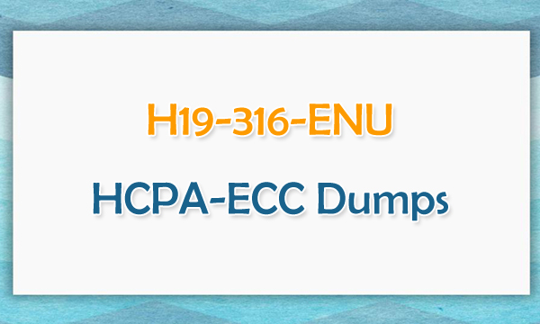 H19-316-ENU HCPA-ECC dumps