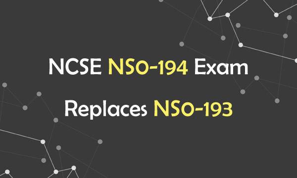 NCSE NS0-194 Exam Replace NS0-193
