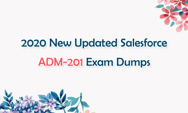 2020 New Updated Salesforce ADM-201 Exam Dumps