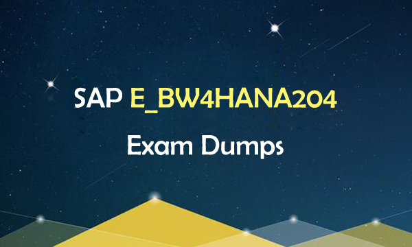 SAP E_BW4HANA204 Exam Dumps