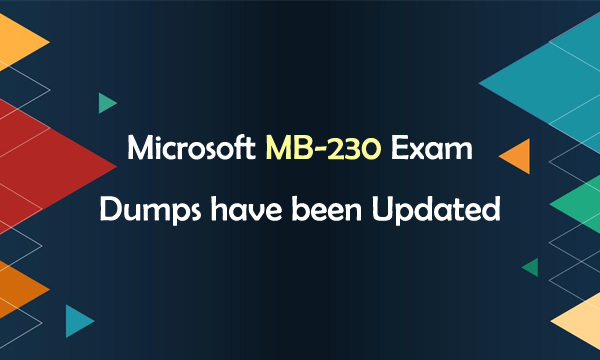 Microsoft MB-230 Exam Dumps have been Updated