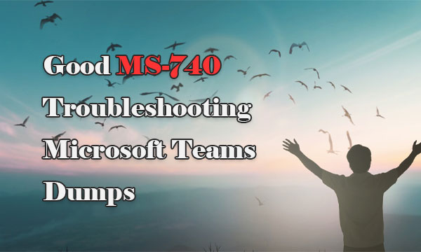Good MS-740 Troubleshooting Microsoft Teams Dumps