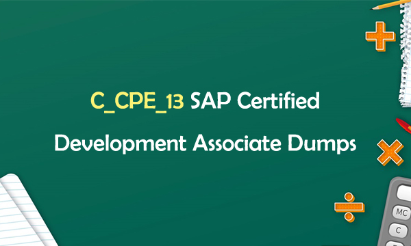 C_CPE_13 SAP Certified Development Associate Dumps