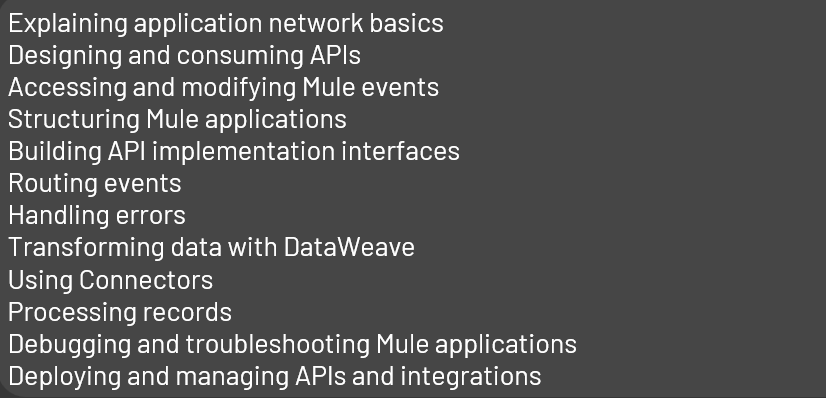 MCD-Level 1 exam topics