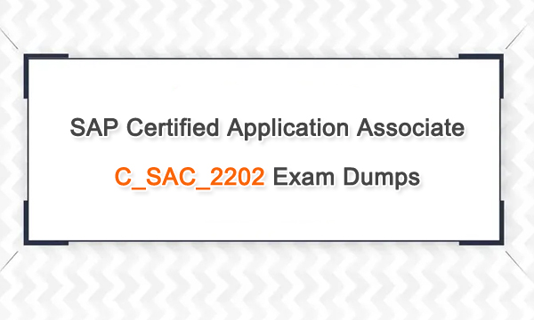 SAP Certified Application Associate C_SAC_2202 Exam Dumps