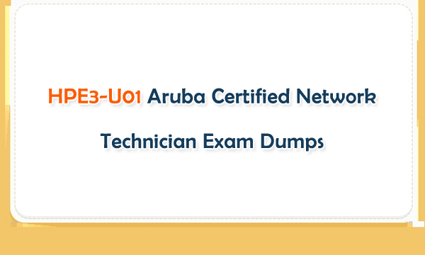 HPE3-U01 Aruba Certified Network Technician Exam Dumps