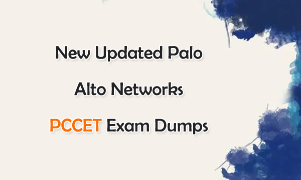 New Updated Palo Alto Networks PCCET Exam Dumps