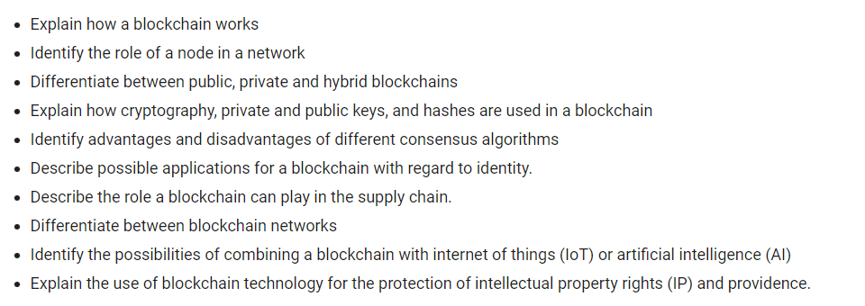 EXIN Blockchain