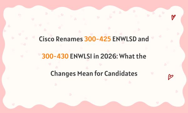Cisco Renames 300-425 and 300-430 Exams