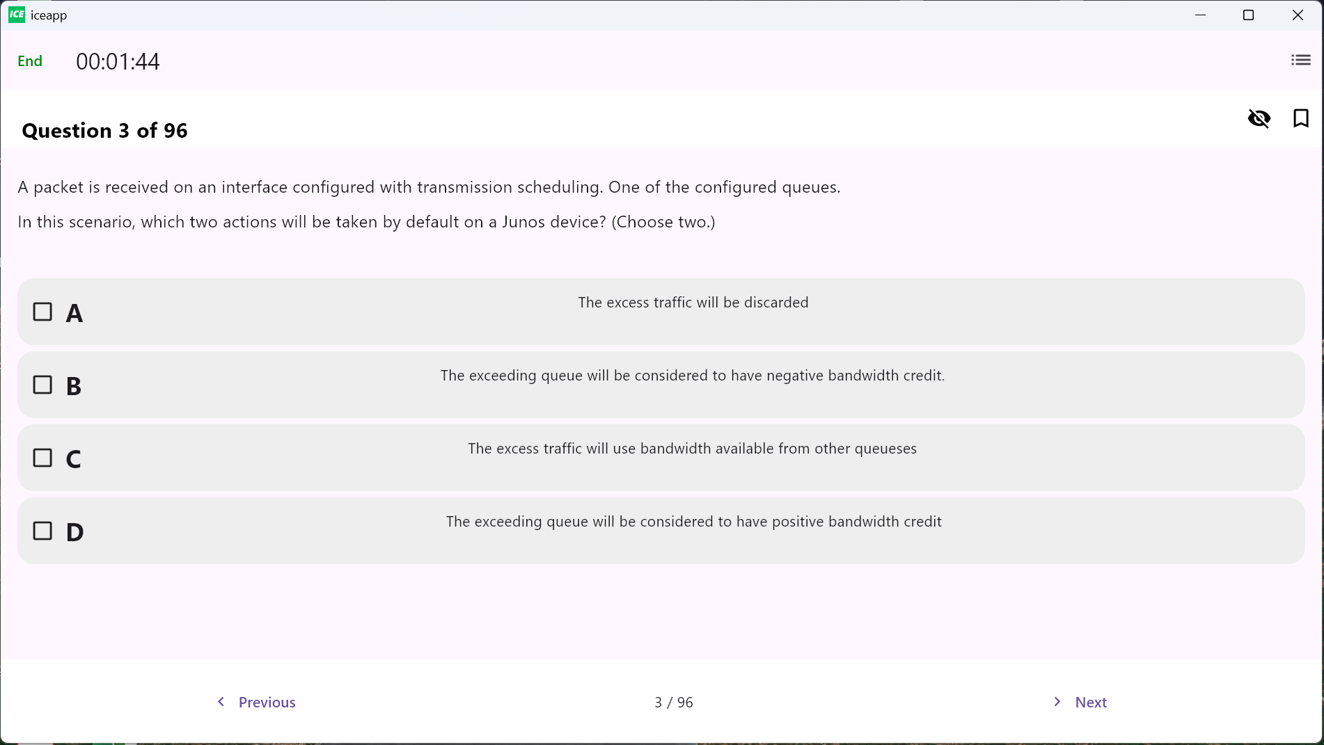 JN0-664 sample question 3
