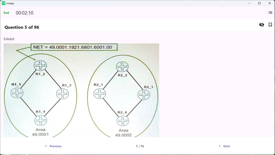JN0-664 sample question 5